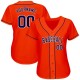 Custom Orange Navy-White Authentic rugby Jersey Custom Orange Navy-White Authentic rugby Jersey