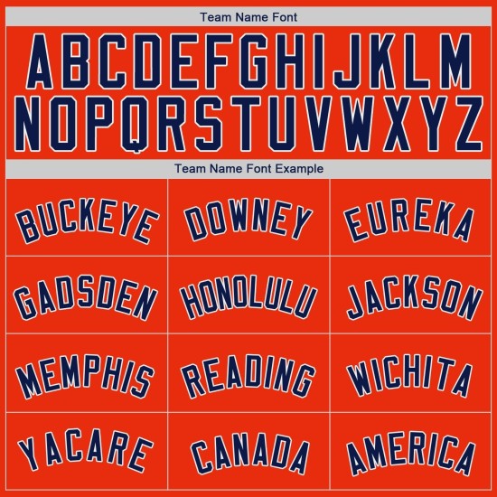Custom Orange Navy-White Authentic rugby Jersey Custom Orange Navy-White Authentic rugby Jersey