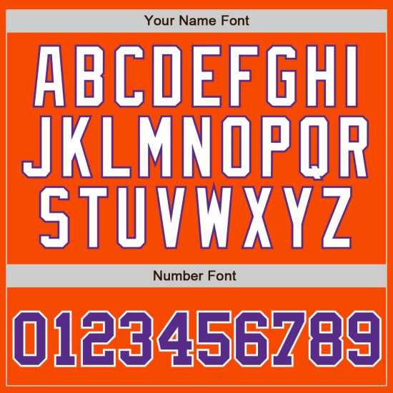 Custom Orange White Pinstripe Purple-White Authentic rugby Jersey Custom Orange White Pinstripe Purple-White Authentic rugby Jersey
