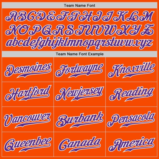 Custom Orange White Pinstripe Purple-White Authentic rugby Jersey Custom Orange White Pinstripe Purple-White Authentic rugby Jersey