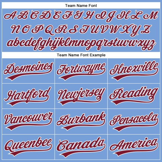 Custom Powder Blue Crimson-White Authentic rugby Jersey Custom Powder Blue Crimson-White Authentic rugby Jersey
