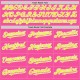 Custom Pink Neon Yellow-White 3D Pattern Design Gradient Style Twinkle Star Authentic rugby Jersey Custom Pink Neon Yellow-White 3D Pattern Design Gradient Style Twinkle Star Authentic rugby Jersey