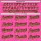 Custom Pink Old Gold-Black Bomber Full-Snap Varsity Letterman Jacket Custom Pink Old Gold-Black Bomber Full-Snap Varsity Letterman Jacket
