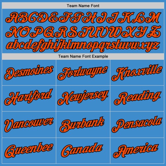 Custom Powder Blue Orange-Black Performance T-Shirt Custom Powder Blue Orange-Black Performance T-Shirt
