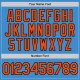 Custom Powder Blue Orange-Black Performance T-Shirt Custom Powder Blue Orange-Black Performance T-Shirt