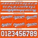 Custom Orange White-Royal Authentic Shorts Custom Orange White-Royal Authentic Shorts