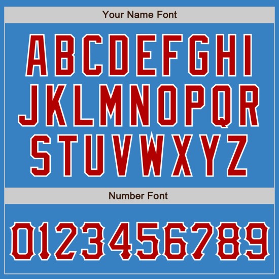 Custom Powder Blue Red-White Authentic rugby Jersey Custom Powder Blue Red-White Authentic rugby Jersey