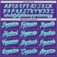 Custom Purple Aqua-White Bomber Full-Snap Varsity Letterman Jacket Custom Purple Aqua-White Bomber Full-Snap Varsity Letterman Jacket