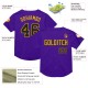 Custom Purple Black-Gold Mesh Authentic Throwback rugby Jersey Custom Purple Black-Gold Mesh Authentic Throwback rugby Jersey