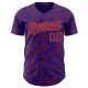 Custom Purple Orange 3D Pattern Design Curve Lines Authentic rugby Jersey Custom Purple Orange 3D Pattern Design Curve Lines Authentic rugby Jersey