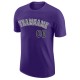 Custom Purple Black-Gray Performance T-Shirt Custom Purple Black-Gray Performance T-Shirt