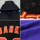 Custom Purple Red-White Bomber Full-Snap Varsity Letterman Hoodie Jacket Custom Purple Red-White Bomber Full-Snap Varsity Letterman Hoodie Jacket