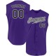 Custom Purple Black-White Authentic Sleeveless rugby Jersey Custom Purple Black-White Authentic Sleeveless rugby Jersey