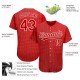 Custom Red Red-White 3D Pattern Design Authentic rugby Jersey Custom Red Red-White 3D Pattern Design Authentic rugby Jersey