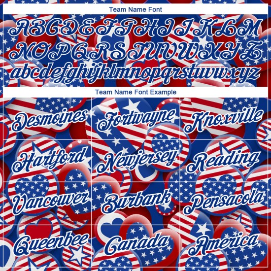 Custom Red Royal-White 3D American Flag Patriotic Performance T-Shirt Custom Red Royal-White 3D American Flag Patriotic Performance T-Shirt