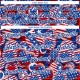 Custom Red Royal-White 3D American Flag Patriotic Performance T-Shirt Custom Red Royal-White 3D American Flag Patriotic Performance T-Shirt