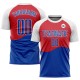 Custom Red Royal-White Sublimation South Korean Flag Uniform Jersey Custom Red Royal-White Sublimation South Korean Flag Uniform Jersey