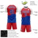 Custom Red Royal-White Sublimation South Korean Flag Uniform Jersey Custom Red Royal-White Sublimation South Korean Flag Uniform Jersey
