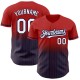 Custom Red Pinstripe White-Navy Authentic Fade Fashion rugby Jersey Custom Red Pinstripe White-Navy Authentic Fade Fashion rugby Jersey