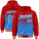 Custom Red Powder Blue-White Gradient Square Shape 3D Pattern Design Bomber Full-Snap Varsity Letterman Hoodie Jacket Custom Red Powder Blue-White Gradient Square Shape 3D Pattern Design Bomber Full-Snap Varsity Letterman Hoodie Jacket