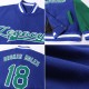 Custom Royal Kelly Green-White Bomber Full-Snap Varsity Letterman Two Tone Jacket Custom Royal Kelly Green-White Bomber Full-Snap Varsity Letterman Two Tone Jacket