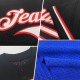 Custom Royal White Mesh Authentic Throwback rugby Jersey Custom Royal White Mesh Authentic Throwback rugby Jersey