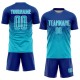 Custom Royal Lakes Blue-White Sublimation Uniform Jersey Custom Royal Lakes Blue-White Sublimation Uniform Jersey