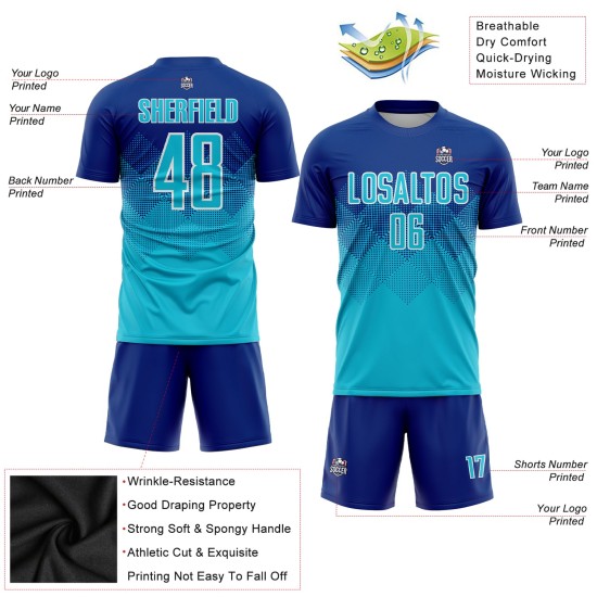 Custom Royal Lakes Blue-White Sublimation Uniform Jersey Custom Royal Lakes Blue-White Sublimation Uniform Jersey