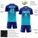 Custom Royal Lakes Blue-White Sublimation Uniform Jersey Custom Royal Lakes Blue-White Sublimation Uniform Jersey