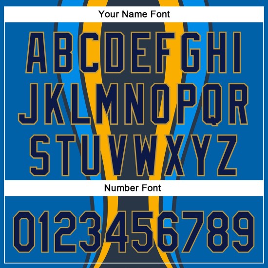 Custom Royal Navy-Old Gold 3D Pattern Design Side Stripes Authentic rugby Jersey Custom Royal Navy-Old Gold 3D Pattern Design Side Stripes Authentic rugby Jersey