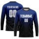 Custom Royal White-Black Sublimation Fade Fashion Uniform Jersey Custom Royal White-Black Sublimation Fade Fashion Uniform Jersey