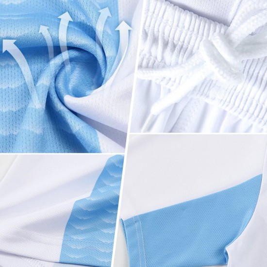 Custom Royal White-Black Sublimation Fade Fashion Uniform Jersey Custom Royal White-Black Sublimation Fade Fashion Uniform Jersey