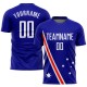 Custom Royal White-Red Sublimation Australian Flag Uniform Jersey Custom Royal White-Red Sublimation Australian Flag Uniform Jersey
