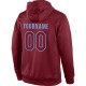 Custom Stitched Burgundy Burgundy-Light Blue Sports Pullover Sweatshirt Hoodie Custom Stitched Burgundy Burgundy-Light Blue Sports Pullover Sweatshirt Hoodie