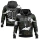 Custom Stitched Black Gray 3D Pattern Design Crane And Green Pine Tree Sports Pullover Sweatshirt Hoodie Custom Stitched Black Gray 3D Pattern Design Crane And Green Pine Tree Sports Pullover Sweatshirt Hoodie