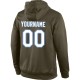 Custom Stitched Olive White-Light Blue Sports Pullover Sweatshirt Salute To Service Hoodie Custom Stitched Olive White-Light Blue Sports Pullover Sweatshirt Salute To Service Hoodie