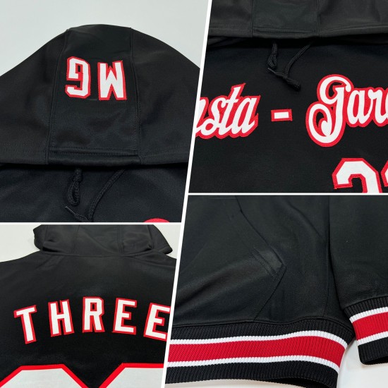 Custom Stitched Red Royal-White Sports Pullover Sweatshirt Hoodie Custom Stitched Red Royal-White Sports Pullover Sweatshirt Hoodie