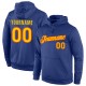Custom Stitched Royal Gold-Orange Sports Pullover Sweatshirt Hoodie Custom Stitched Royal Gold-Orange Sports Pullover Sweatshirt Hoodie