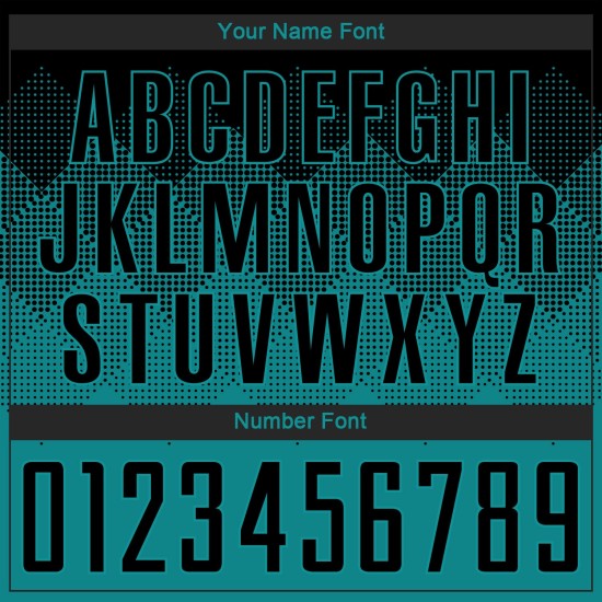 Custom Teal Black Sublimation Uniform Jersey Custom Teal Black Sublimation Uniform Jersey