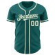 Custom Teal Cream Authentic rugby Jersey Custom Teal Cream Authentic rugby Jersey