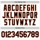 Custom White Black-Orange Performance T-Shirt Custom White Black-Orange Performance T-Shirt