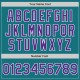 Custom Teal Purple-White Two-Button Unisex Jersey Custom Teal Purple-White Two-Button Unisex Jersey