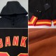 Custom Texas Orange Black-Cream Bomber Full-Snap Varsity Letterman Two Tone Hoodie Jacket Custom Texas Orange Black-Cream Bomber Full-Snap Varsity Letterman Two Tone Hoodie Jacket