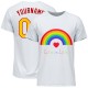 Custom White Gold-Red Rainbow For Pride Month Love Is Love LGBT Performance T-Shirt Custom White Gold-Red Rainbow For Pride Month Love Is Love LGBT Performance T-Shirt