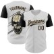 Custom White Black-City Cream 3D Halloween Authentic rugby Jersey Custom White Black-City Cream 3D Halloween Authentic rugby Jersey