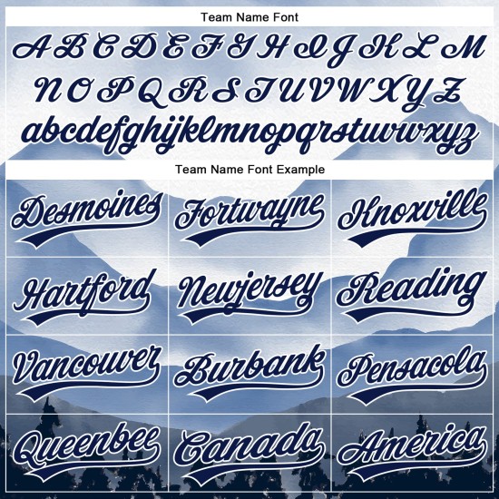 Custom White Navy 3D Pattern Design Watercolor Mountains Authentic rugby Jersey Custom White Navy 3D Pattern Design Watercolor Mountains Authentic rugby Jersey
