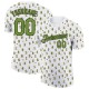 Custom White Neon Green-Black 3D Pattern Design Dollar Sign Money Theme Performance T-Shirt Custom White Neon Green-Black 3D Pattern Design Dollar Sign Money Theme Performance T-Shirt