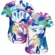 Custom White Light Blue 3D Pattern Design Hawaii Palm Trees Authentic rugby Jersey Custom White Light Blue 3D Pattern Design Hawaii Palm Trees Authentic rugby Jersey