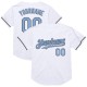 Custom White Light Blue-Steel Gray Mesh Authentic Throwback rugby Jersey Custom White Light Blue-Steel Gray Mesh Authentic Throwback rugby Jersey