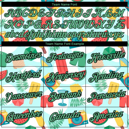 Custom White Pea Green-Black 3D Pattern Design Summer Holiday Fruit Performance T-Shirt Custom White Pea Green-Black 3D Pattern Design Summer Holiday Fruit Performance T-Shirt